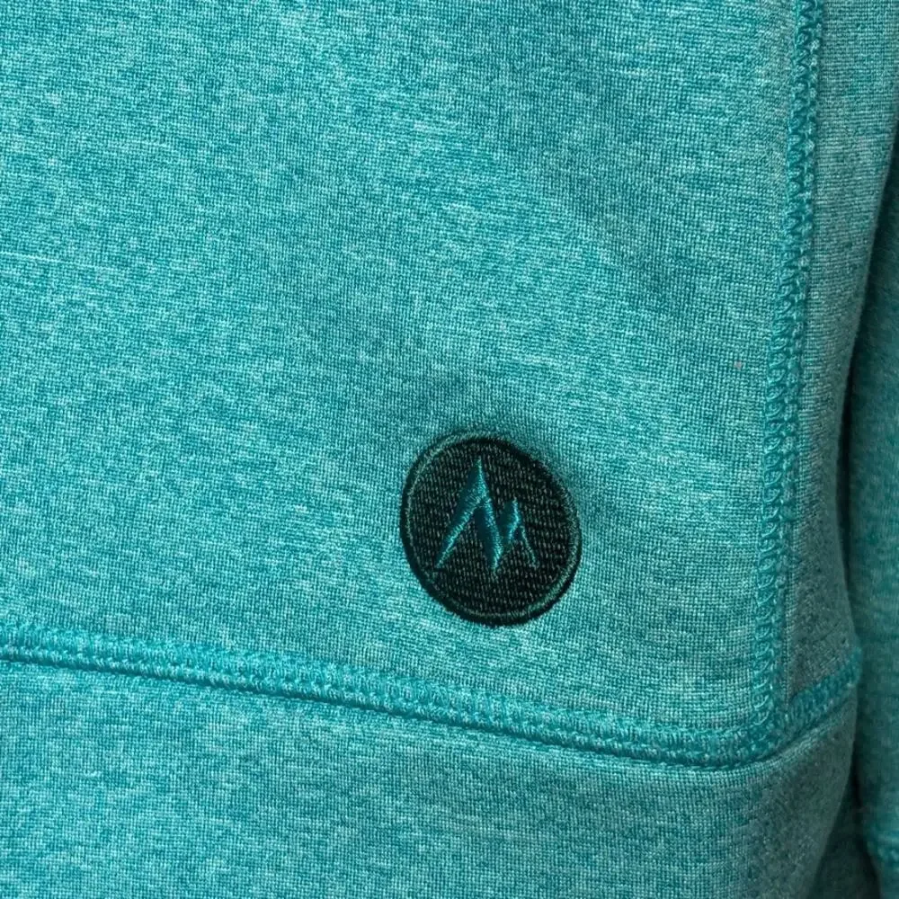 Marmot Teal Fleece Line Full Zip Running Jacket Womens Sz L - Picture 5 of 10